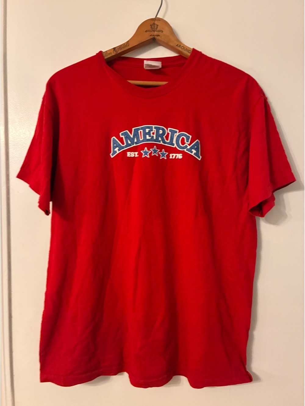 Vintage Sonoma America 1776 Patriotic Red T-Shirt Adult Large